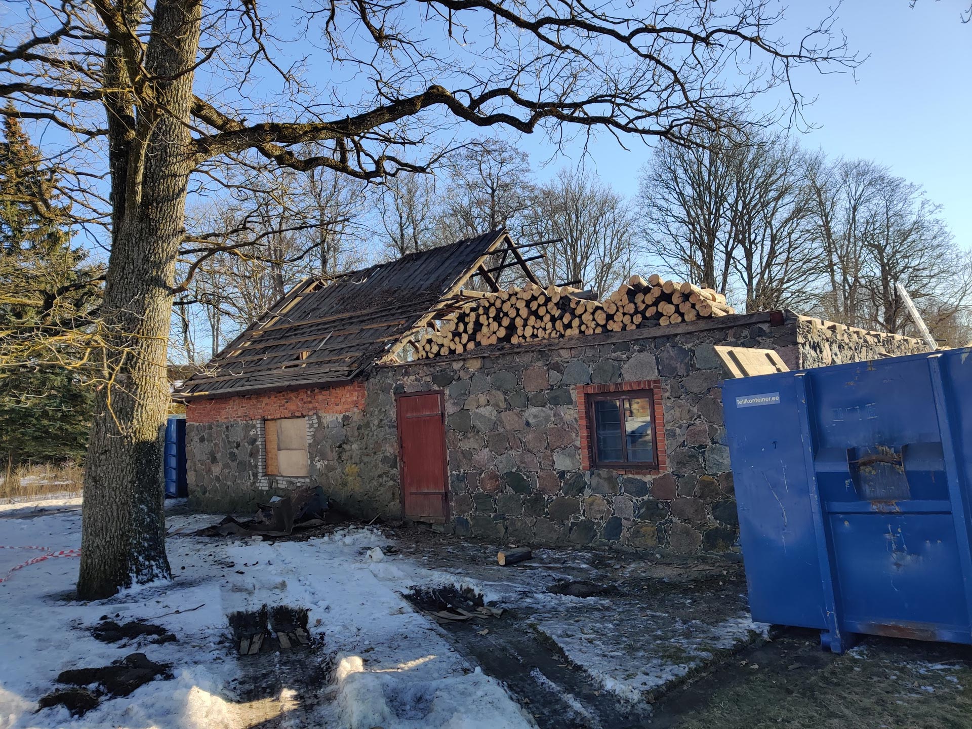 Endine sepikoda renoveerimise alguses